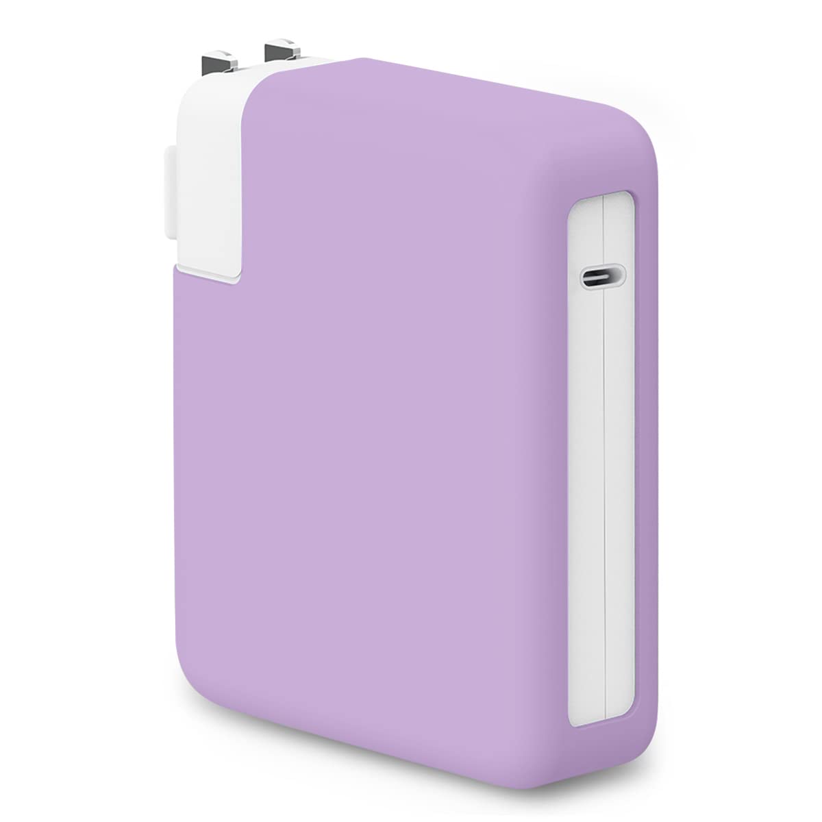 Soft Silicone 140W Charger Protector Case Sleeve for 2026 MacBook Pro 16 inch A3428 A3429 A3186 A3403 A2991 A2780 A2485 M5 M4 M3 M2 M1 Chip 2024-2021, 140W Power Adapter Cover, Navy Blue