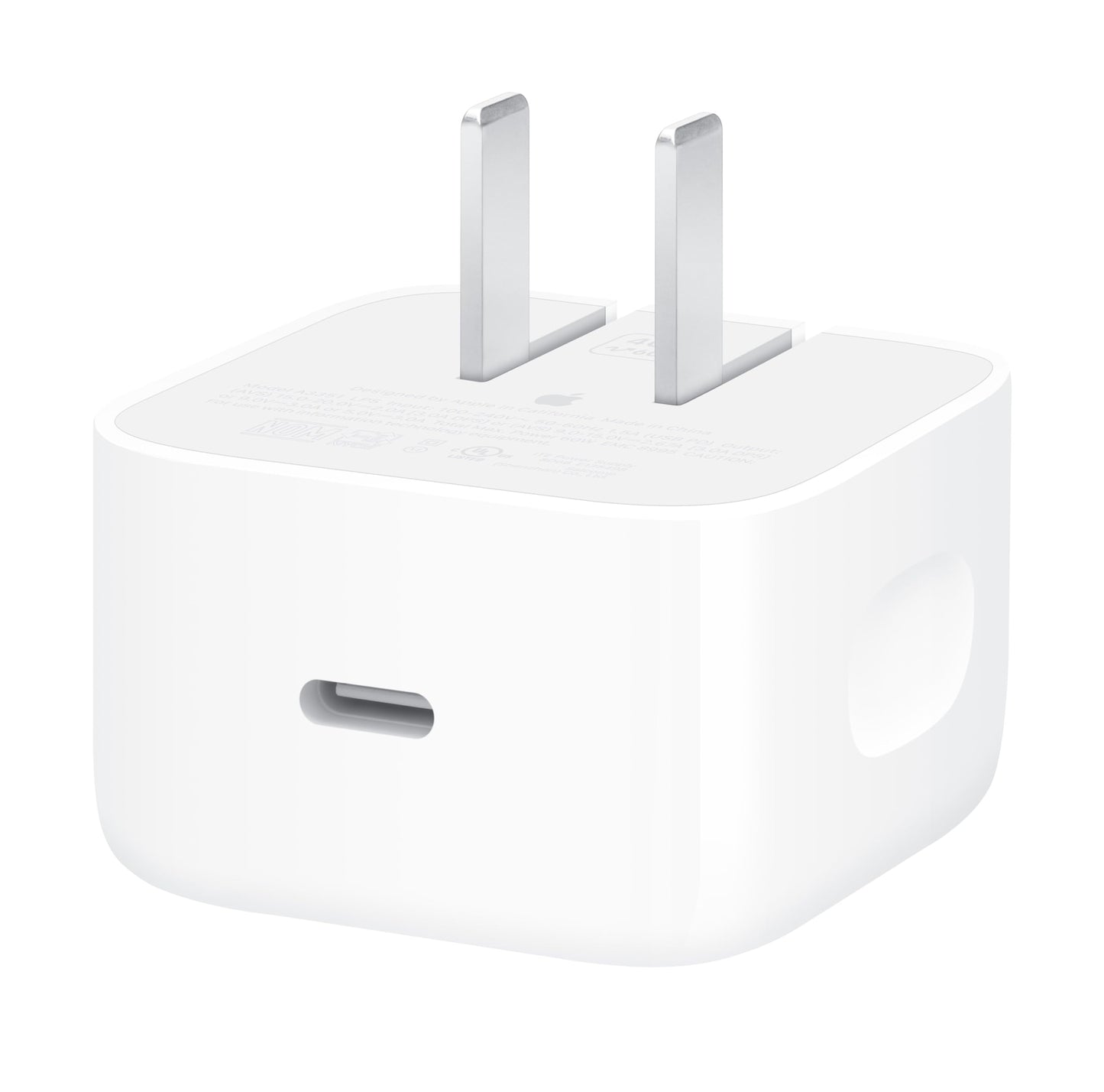 Apple 35W Dual USB-C Port Compact Power Adapter: Fast and Convenient Charging, Type C Wall Charger