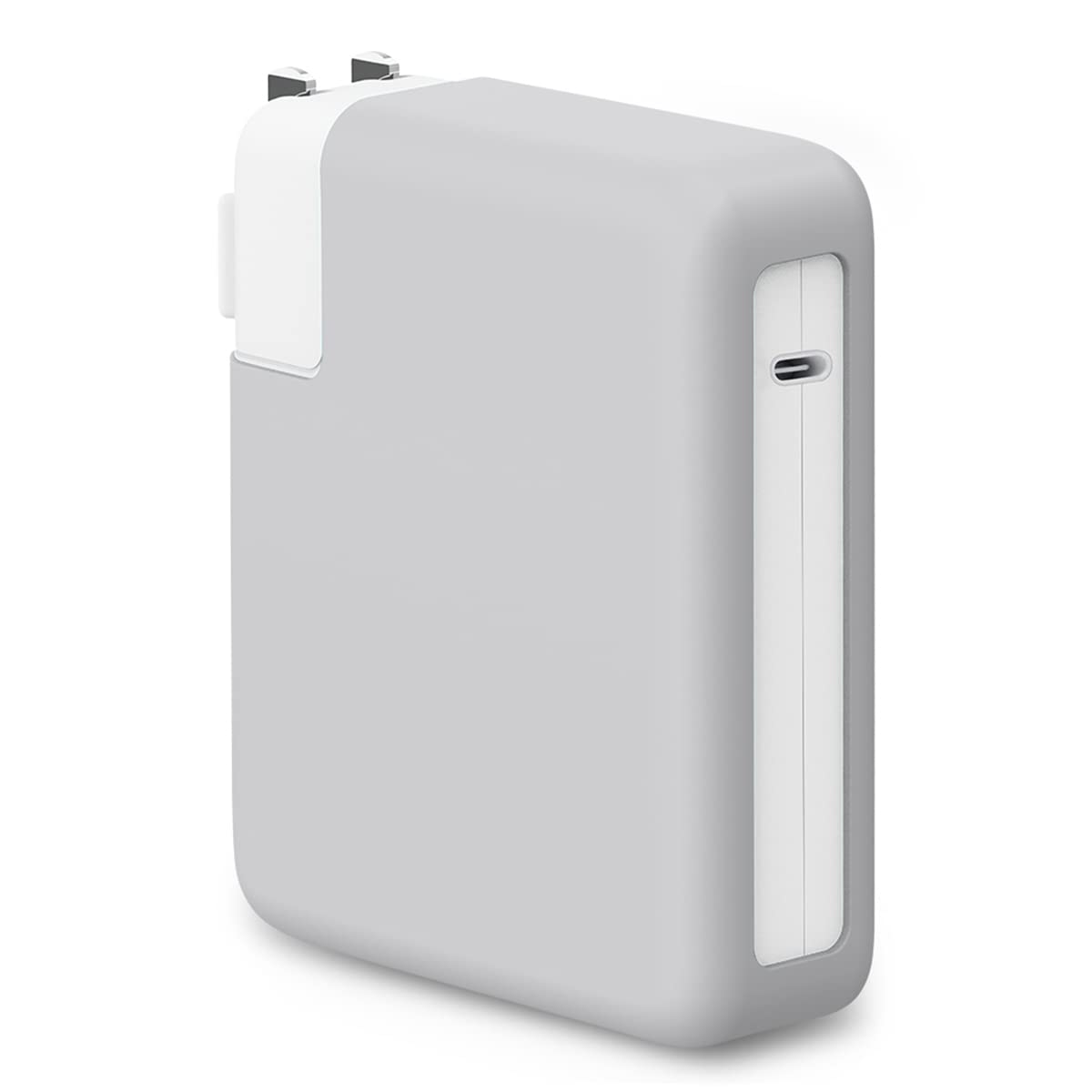Soft Silicone 140W Charger Protector Case Sleeve for 2026 MacBook Pro 16 inch A3428 A3429 A3186 A3403 A2991 A2780 A2485 M5 M4 M3 M2 M1 Chip 2024-2021, 140W Power Adapter Cover, Navy Blue