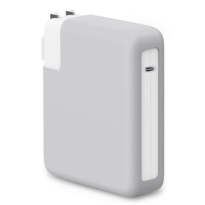 Soft Silicone 140W Charger Protector Case Sleeve for 2026 MacBook Pro 16 inch A3428 A3429 A3186 A3403 A2991 A2780 A2485 M5 M4 M3 M2 M1 Chip 2024-2021, 140W Power Adapter Cover, Navy Blue