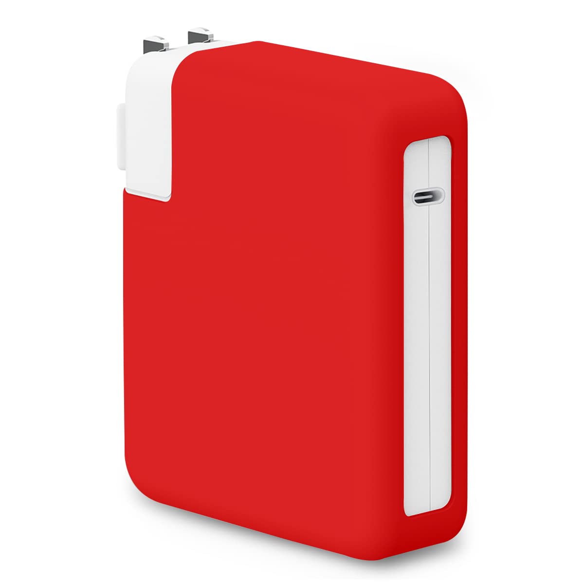 Soft Silicone 140W Charger Protector Case Sleeve for 2026 MacBook Pro 16 inch A3428 A3429 A3186 A3403 A2991 A2780 A2485 M5 M4 M3 M2 M1 Chip 2024-2021, 140W Power Adapter Cover, Navy Blue