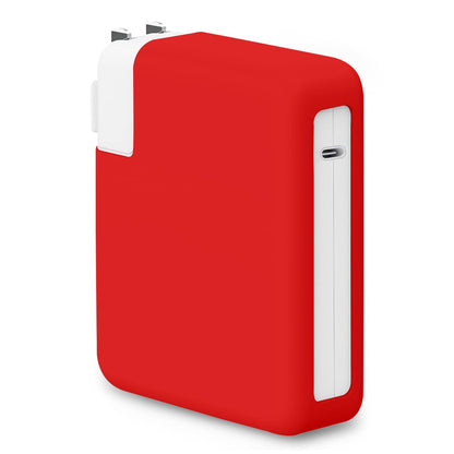 Soft Silicone 140W Charger Protector Case Sleeve for 2026 MacBook Pro 16 inch A3428 A3429 A3186 A3403 A2991 A2780 A2485 M5 M4 M3 M2 M1 Chip 2024-2021, 140W Power Adapter Cover, Navy Blue