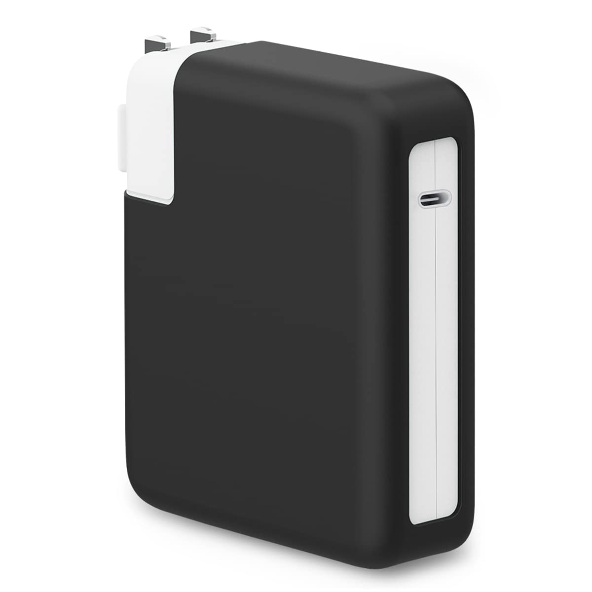 Soft Silicone 140W Charger Protector Case Sleeve for 2026 MacBook Pro 16 inch A3428 A3429 A3186 A3403 A2991 A2780 A2485 M5 M4 M3 M2 M1 Chip 2024-2021, 140W Power Adapter Cover, Navy Blue