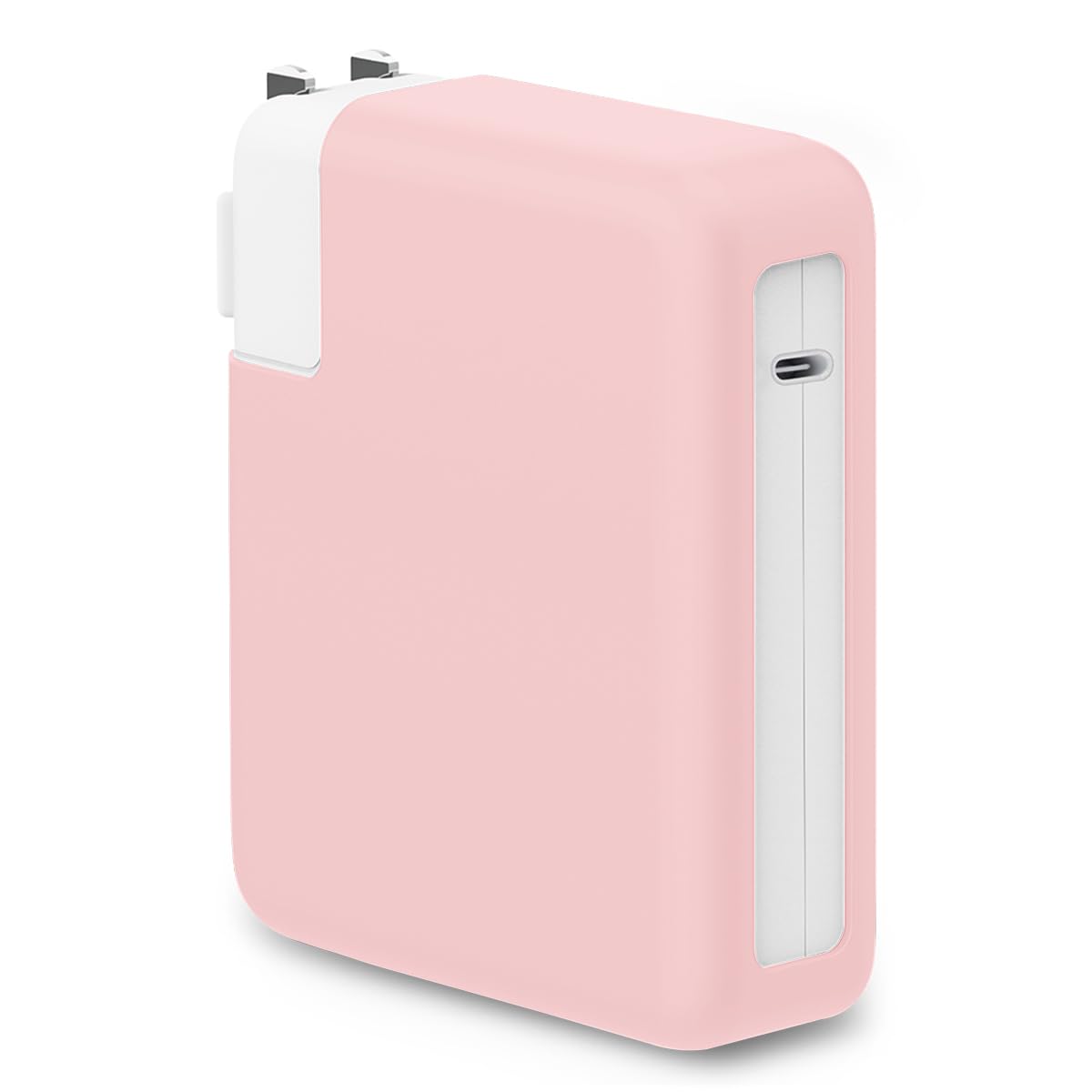 Soft Silicone 140W Charger Protector Case Sleeve for 2026 MacBook Pro 16 inch A3428 A3429 A3186 A3403 A2991 A2780 A2485 M5 M4 M3 M2 M1 Chip 2024-2021, 140W Power Adapter Cover, Navy Blue