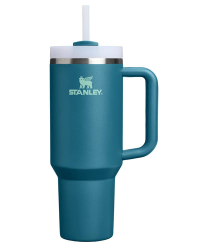 STANLEY Quencher H2.0 Tumbler with Handle and Straw 40 oz | Flowstate 3-Position Lid | Cup Holder Compatible for Travel | Insulated Stainless Steel Cup | BPA-Free | Cream 2.0