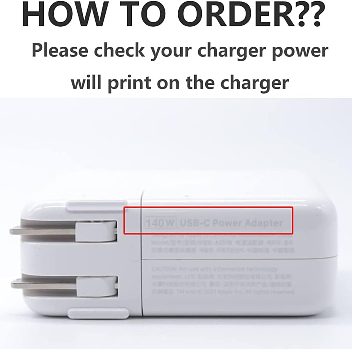 Soft Silicone 140W Charger Protector Case Sleeve for 2026 MacBook Pro 16 inch A3428 A3429 A3186 A3403 A2991 A2780 A2485 M5 M4 M3 M2 M1 Chip 2024-2021, 140W Power Adapter Cover, Navy Blue