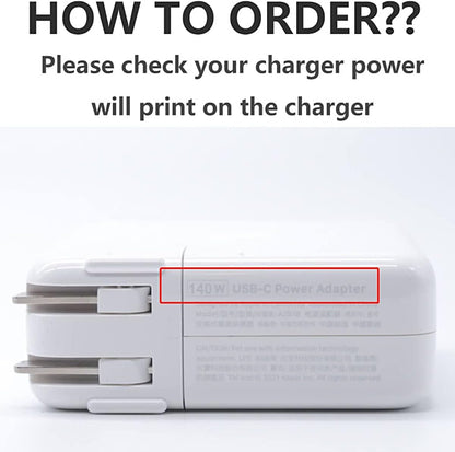 Soft Silicone 140W Charger Protector Case Sleeve for 2026 MacBook Pro 16 inch A3428 A3429 A3186 A3403 A2991 A2780 A2485 M5 M4 M3 M2 M1 Chip 2024-2021, 140W Power Adapter Cover, Navy Blue