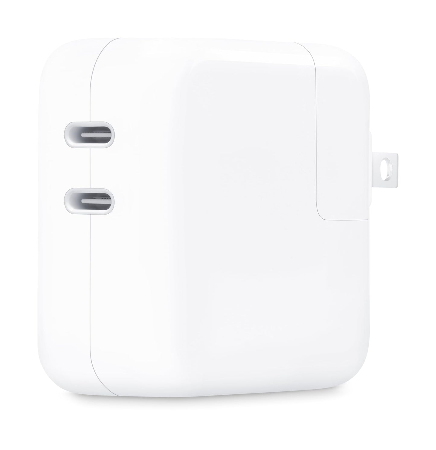 Apple 35W Dual USB-C Port Compact Power Adapter: Fast and Convenient Charging, Type C Wall Charger