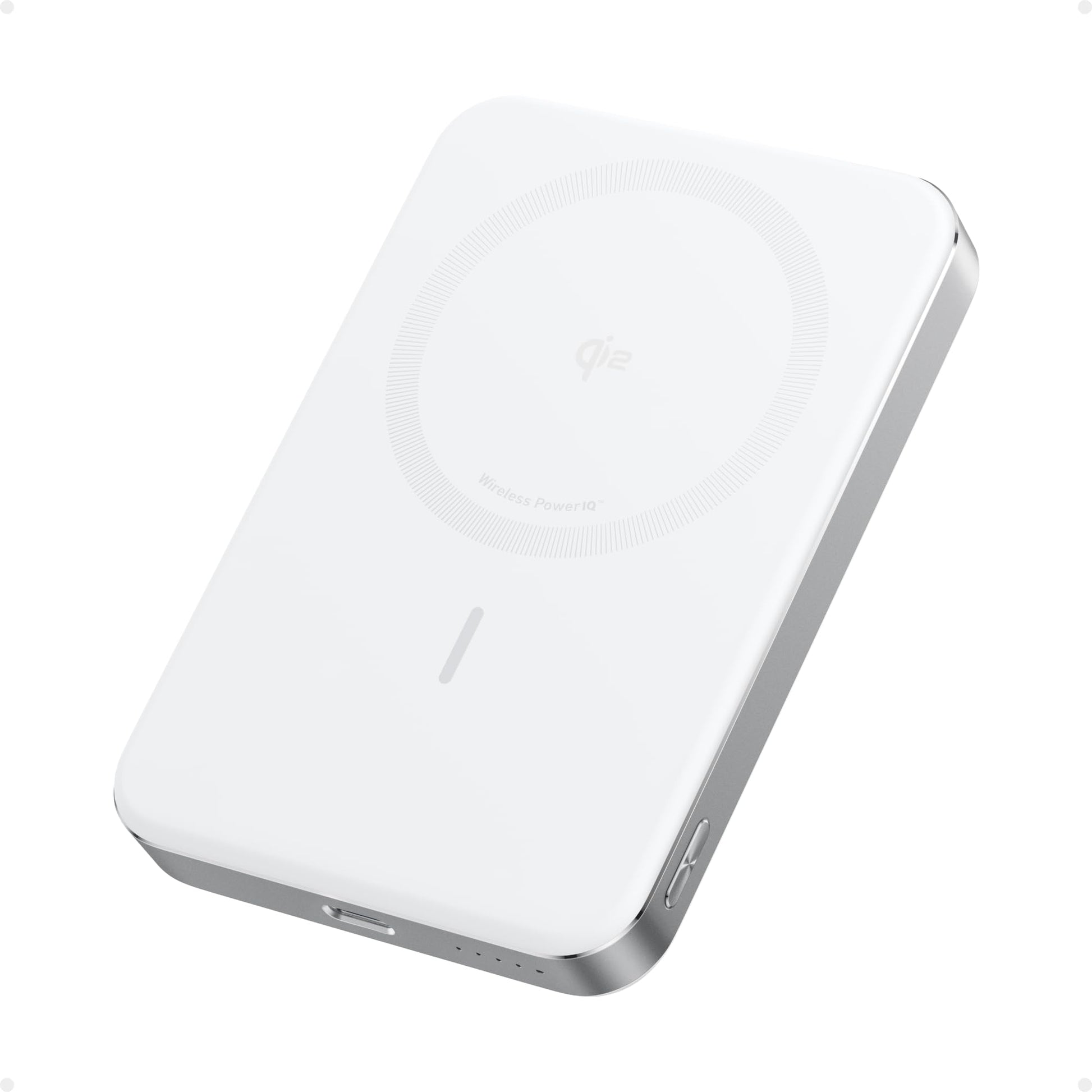 ANKER MagGo Power Bank, Slim 10,000mAh Magnetic Battery Pack, Qi2 Certified 15W Ultra-Fast MagSafe Compatible Portable Charger, Ergonomic Design, for iPhone17/16/15/14 Series, and More