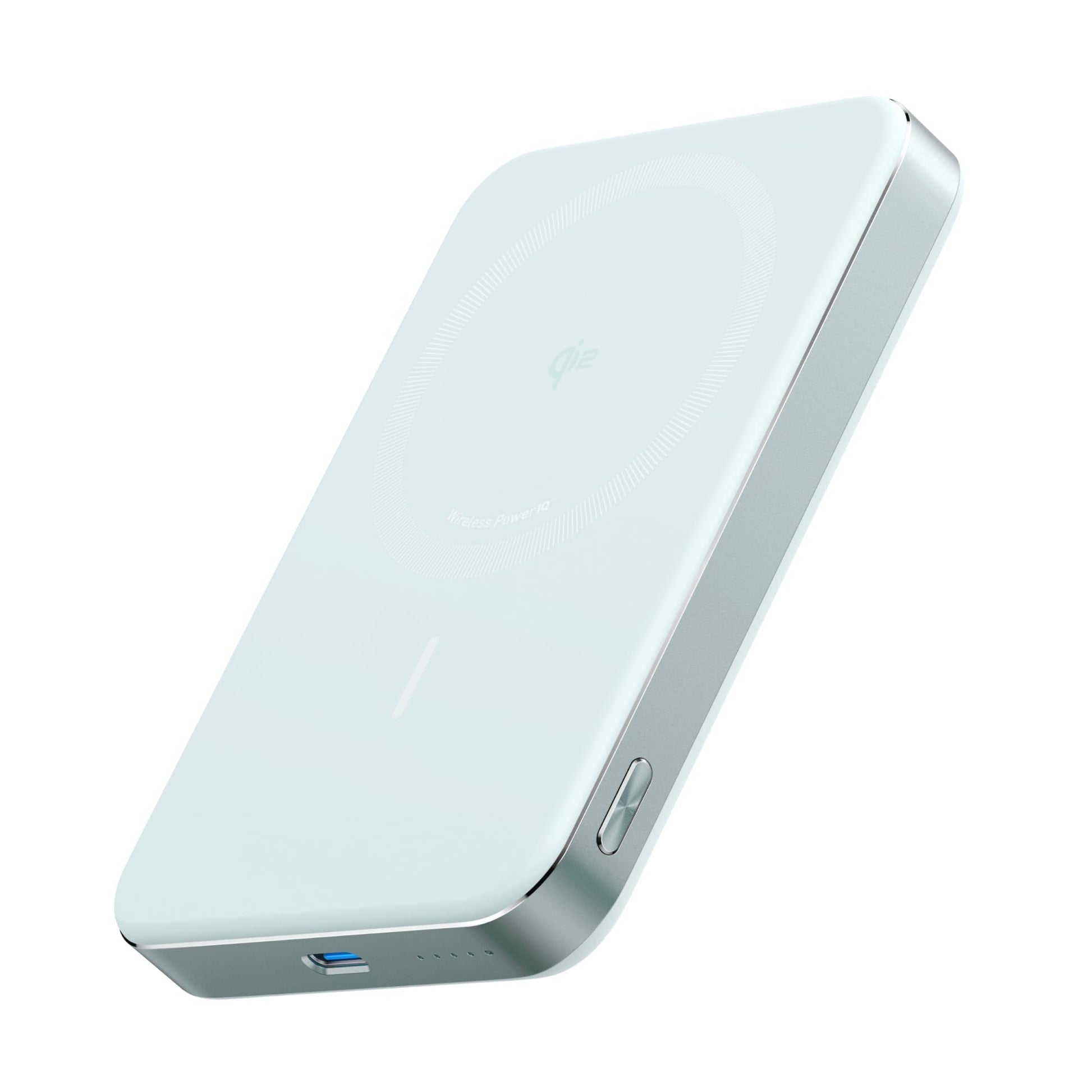 ANKER MagGo Power Bank, Slim 10,000mAh Magnetic Battery Pack, Qi2 Certified 15W Ultra-Fast MagSafe Compatible Portable Charger, Ergonomic Design, for iPhone17/16/15/14 Series, and More