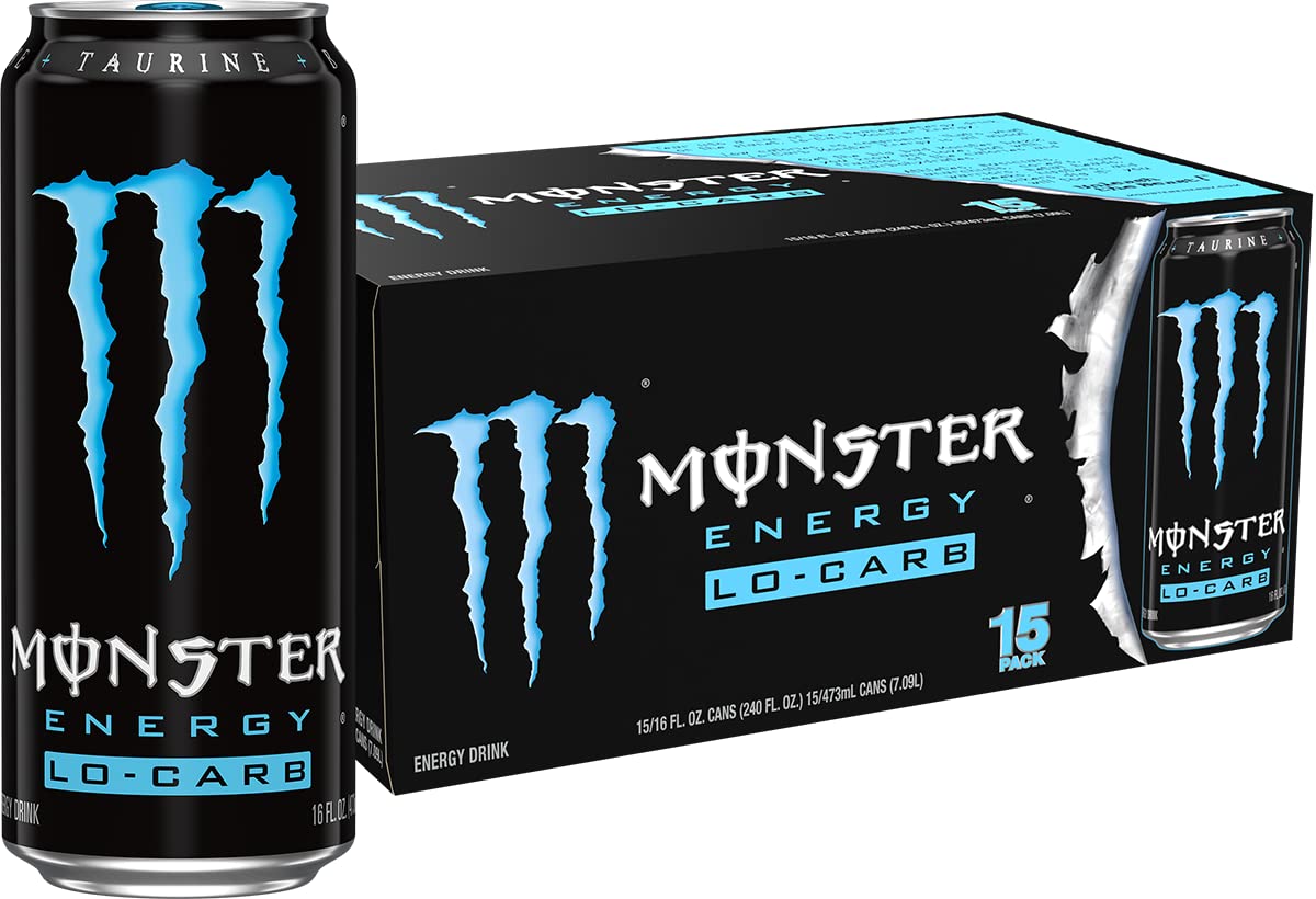 Monster Rehab Tea + Lemonade + Energy, Energy Drink 15.5 Ounce | Energy Iced Tea