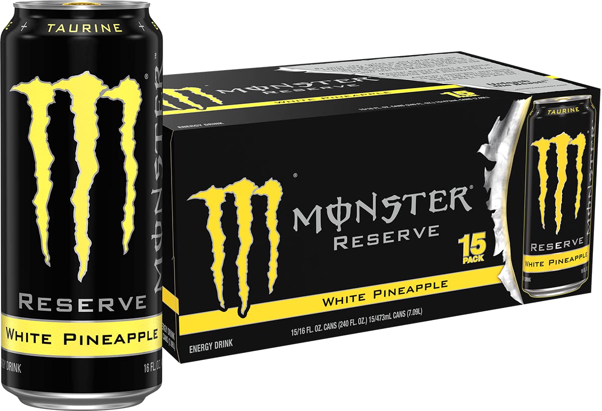 Monster Rehab Tea + Lemonade + Energy, Energy Drink 15.5 Ounce | Energy Iced Tea