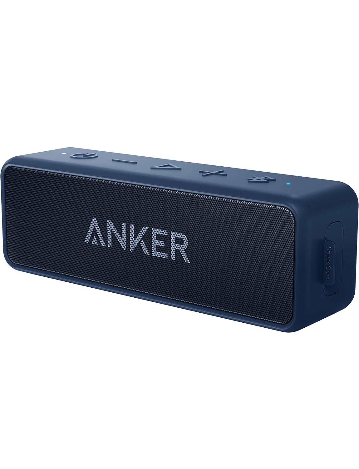 Anker Soundcore 2 Portable Bluetooth Speaker with Stereo Sound, Bluetooth 5, Bassup, IPX7 Waterproof, 24-Hour Playtime, Wireless, Speaker for Home, Outdoors, Travel
