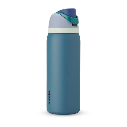 Owala FreeSip Insulated Stainless Steel Water Bottle with Straw, BPA-Free Sports Water Bottle, Great for Travel, 24 Oz, Denim