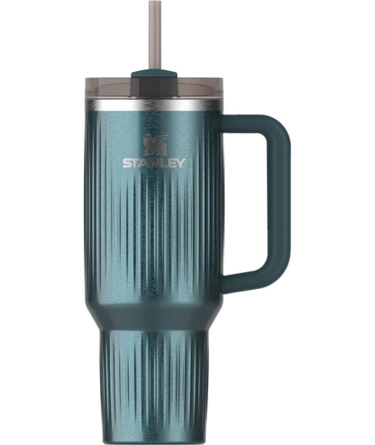 STANLEY Quencher H2.0 Tumbler with Handle and Straw 40 oz | Flowstate 3-Position Lid | Cup Holder Compatible for Travel | Insulated Stainless Steel Cup | BPA-Free | Cream 2.0
