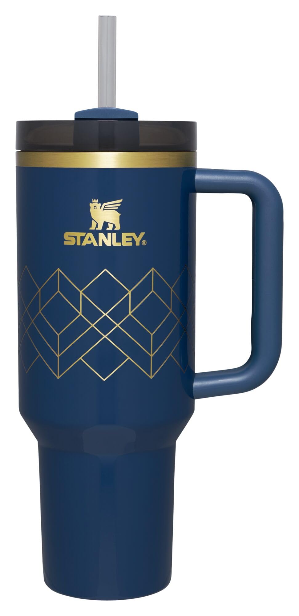 STANLEY Quencher H2.0 Tumbler with Handle and Straw 40 oz | Flowstate 3-Position Lid | Cup Holder Compatible for Travel | Insulated Stainless Steel Cup | BPA-Free | Cream 2.0