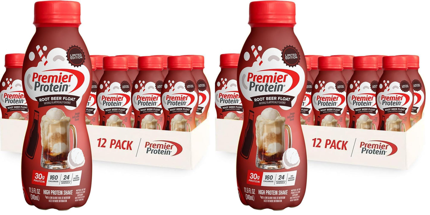Premier Protein Shake, Chocolate, 30g Protein, No Added Sugar, 24 Vitamins & Minerals to Support Immune Health, 11.5 fl oz, 12 Pack