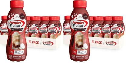 Premier Protein Shake, Chocolate, 30g Protein, No Added Sugar, 24 Vitamins & Minerals to Support Immune Health, 11.5 fl oz, 12 Pack