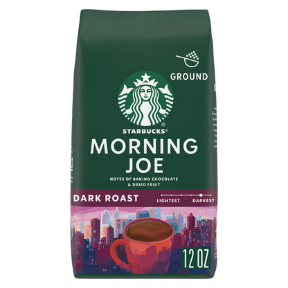 Starbucks Ground Coffee, Dark Roast Hot or Iced Coffee, Italian Roast, Six 18 oz Bags​