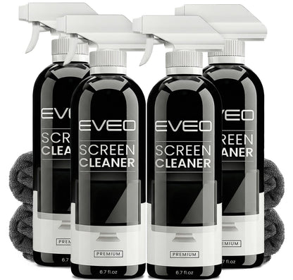 EVEO Screen Cleaner Spray - Large Screen Cleaner Bottle - TV Screen Cleaner, Computer Screen Cleaner, for Laptop, Phone, Ipad - Computer Cleaning kit Electronic Cleaner (1 Pack)