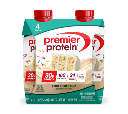 Premier Protein Shake, Café Latte with Caffeine for Energy – 30g Protein, No Added Sugar, 24 Vitamins & Minerals to Support Immune Health, 11 fl oz, 12 Pack