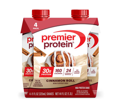 Premier Protein Shake, Café Latte with Caffeine for Energy – 30g Protein, No Added Sugar, 24 Vitamins & Minerals to Support Immune Health, 11 fl oz, 12 Pack