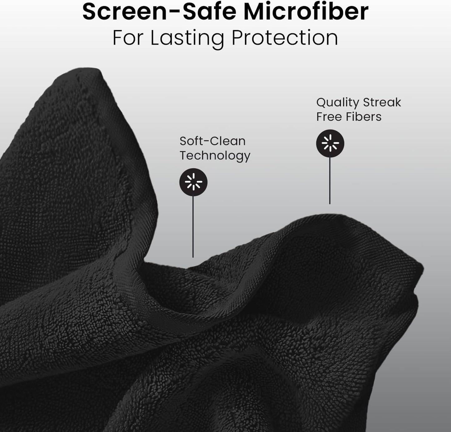 EVEO Screen Cleaner Spray - Large Screen Cleaner Bottle - TV Screen Cleaner, Computer Screen Cleaner, for Laptop, Phone, Ipad - Computer Cleaning kit Electronic Cleaner (1 Pack)