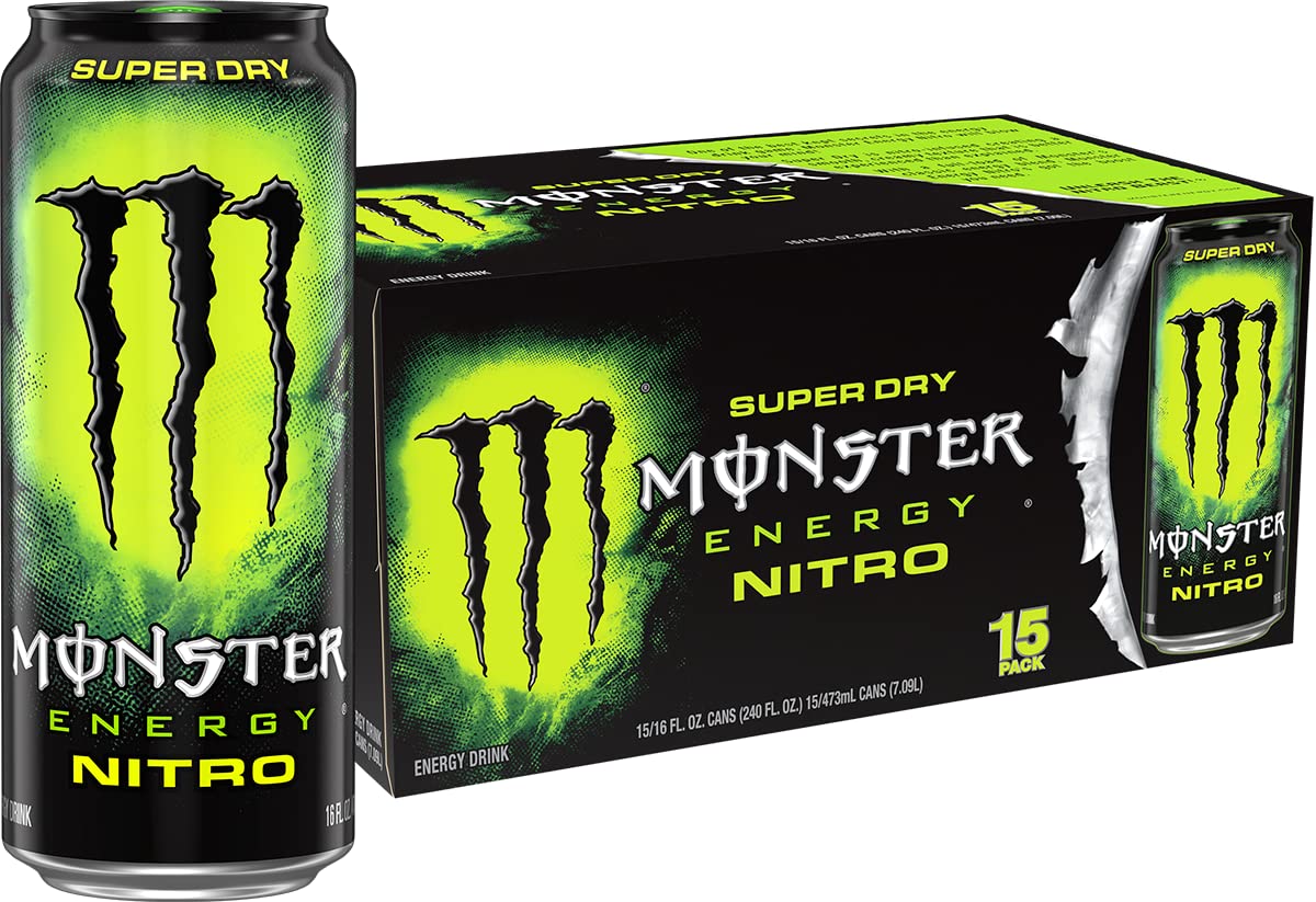 Monster Rehab Tea + Lemonade + Energy, Energy Drink 15.5 Ounce | Energy Iced Tea