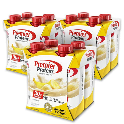 Premier Protein Shake, Café Latte with Caffeine for Energy – 30g Protein, No Added Sugar, 24 Vitamins & Minerals to Support Immune Health, 11 fl oz, 12 Pack