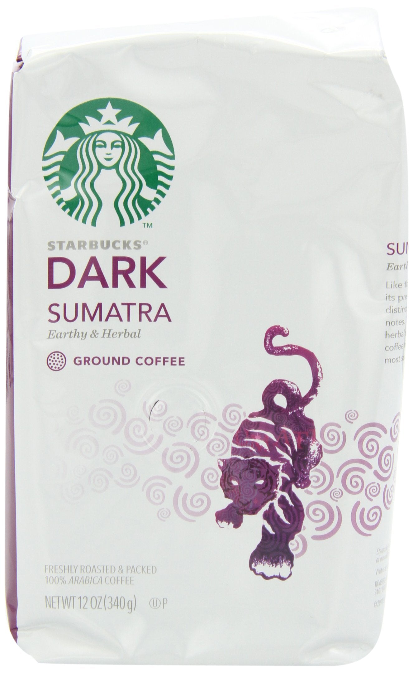 Starbucks Ground Coffee, Dark Roast Hot or Iced Coffee, Italian Roast, Six 18 oz Bags​