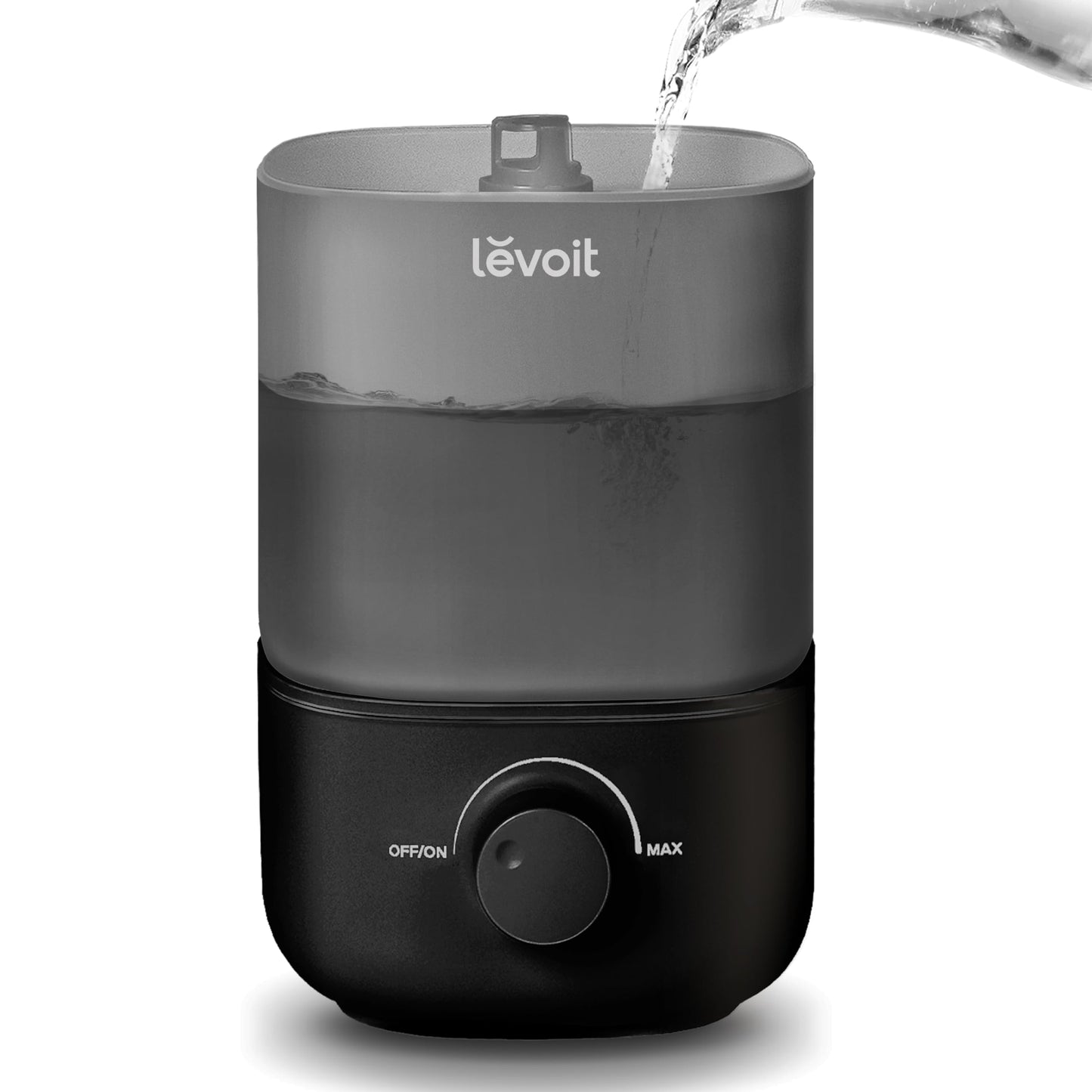 LEVOIT Top Fill Humidifiers for Bedroom, 2.5L Tank for Large Room, Easy to Fill & Clean, 28dB Quiet Cool Mist Air Humidifier for Home Baby Nursery & Plants, Auto Shut-off for Safety, 25H