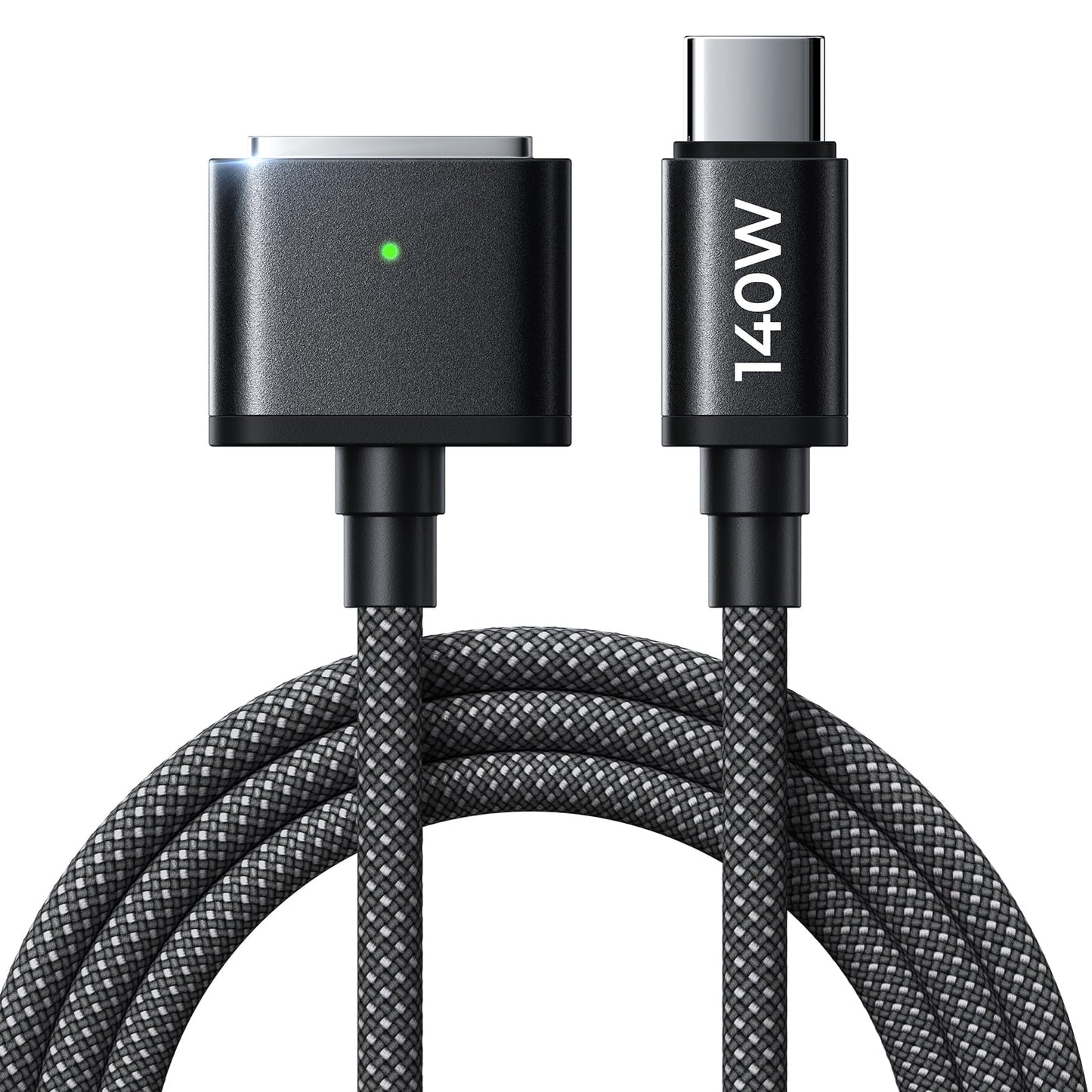 LISEN MacBook Charger USB-C to Magnetic 3 Cable (6.6FT) for M4/M3/M2 MacBook Pro Air M5 Charger, 140W Magnetic Safe 3 Cable Computer Laptop Cord for Pro (16"/14" 2026-2021) Air (15''/13'' 2026-2022)
