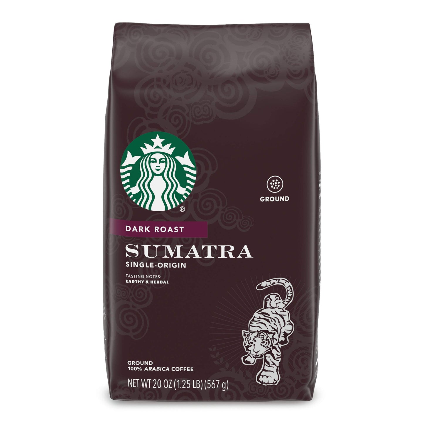 Starbucks Ground Coffee, Dark Roast Hot or Iced Coffee, Italian Roast, Six 18 oz Bags​