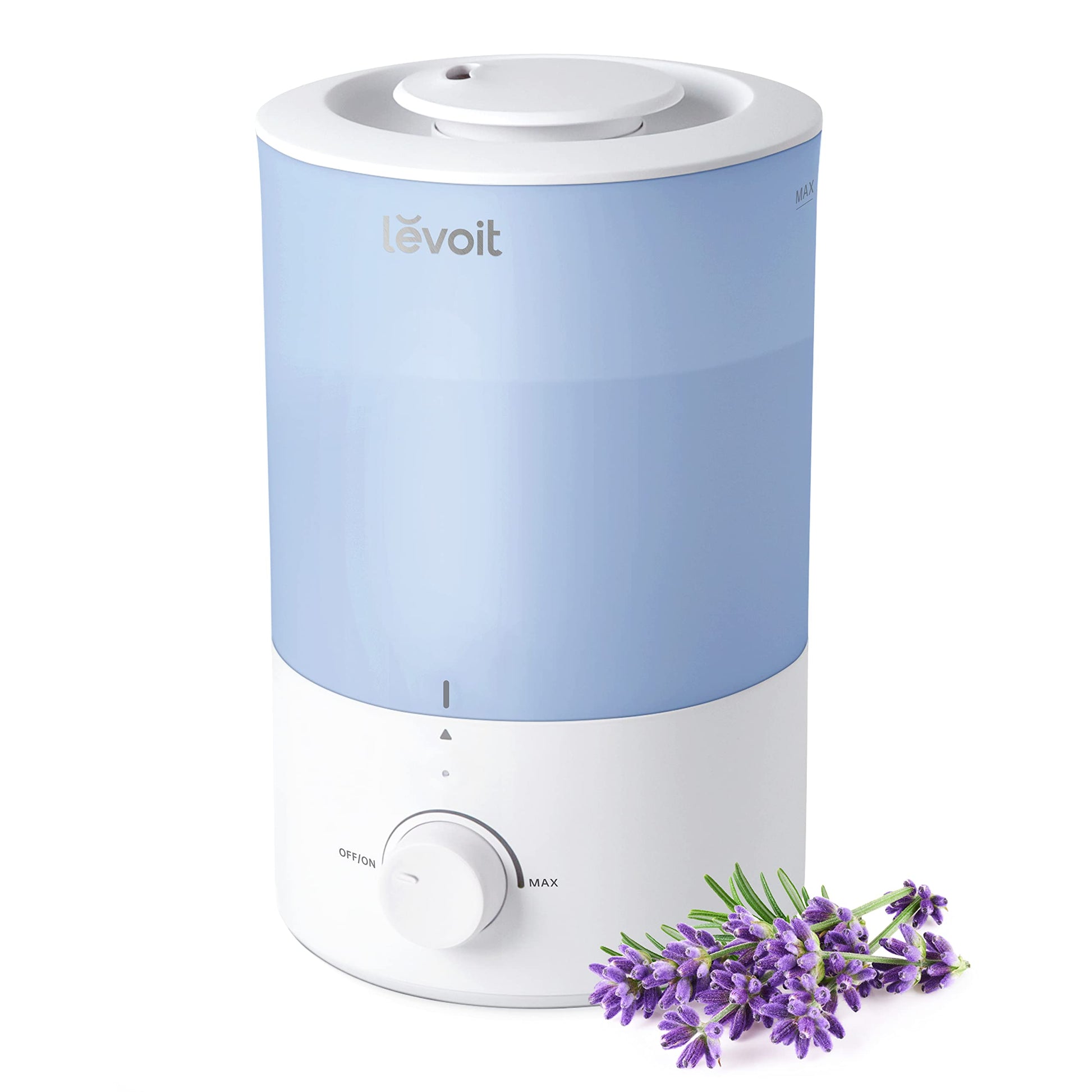 LEVOIT Top Fill Humidifiers for Bedroom, 2.5L Tank for Large Room, Easy to Fill & Clean, 28dB Quiet Cool Mist Air Humidifier for Home Baby Nursery & Plants, Auto Shut-off for Safety, 25H