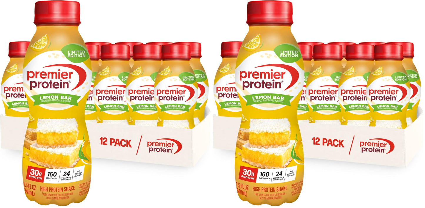 Premier Protein Shake, Chocolate, 30g Protein, No Added Sugar, 24 Vitamins & Minerals to Support Immune Health, 11.5 fl oz, 12 Pack