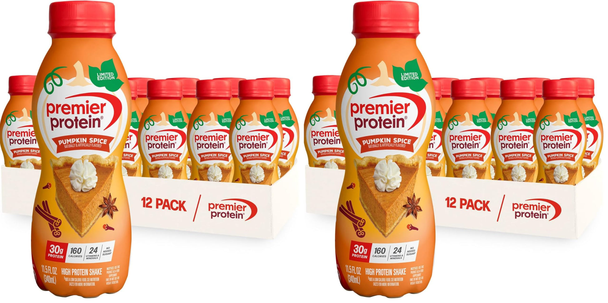 Premier Protein Shake, Chocolate, 30g Protein, No Added Sugar, 24 Vitamins & Minerals to Support Immune Health, 11.5 fl oz, 12 Pack