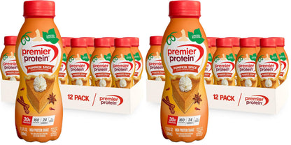 Premier Protein Shake, Chocolate, 30g Protein, No Added Sugar, 24 Vitamins & Minerals to Support Immune Health, 11.5 fl oz, 12 Pack