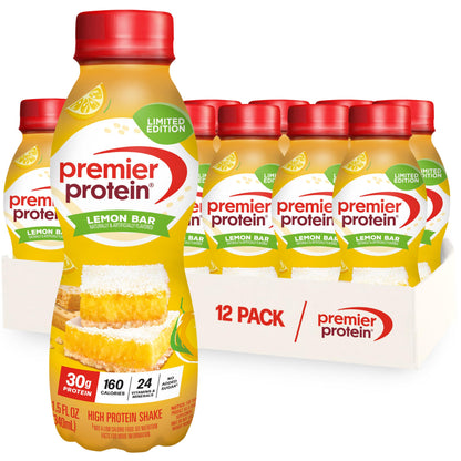 Premier Protein Shake, Chocolate, 30g Protein, No Added Sugar, 24 Vitamins & Minerals to Support Immune Health, 11.5 fl oz, 12 Pack