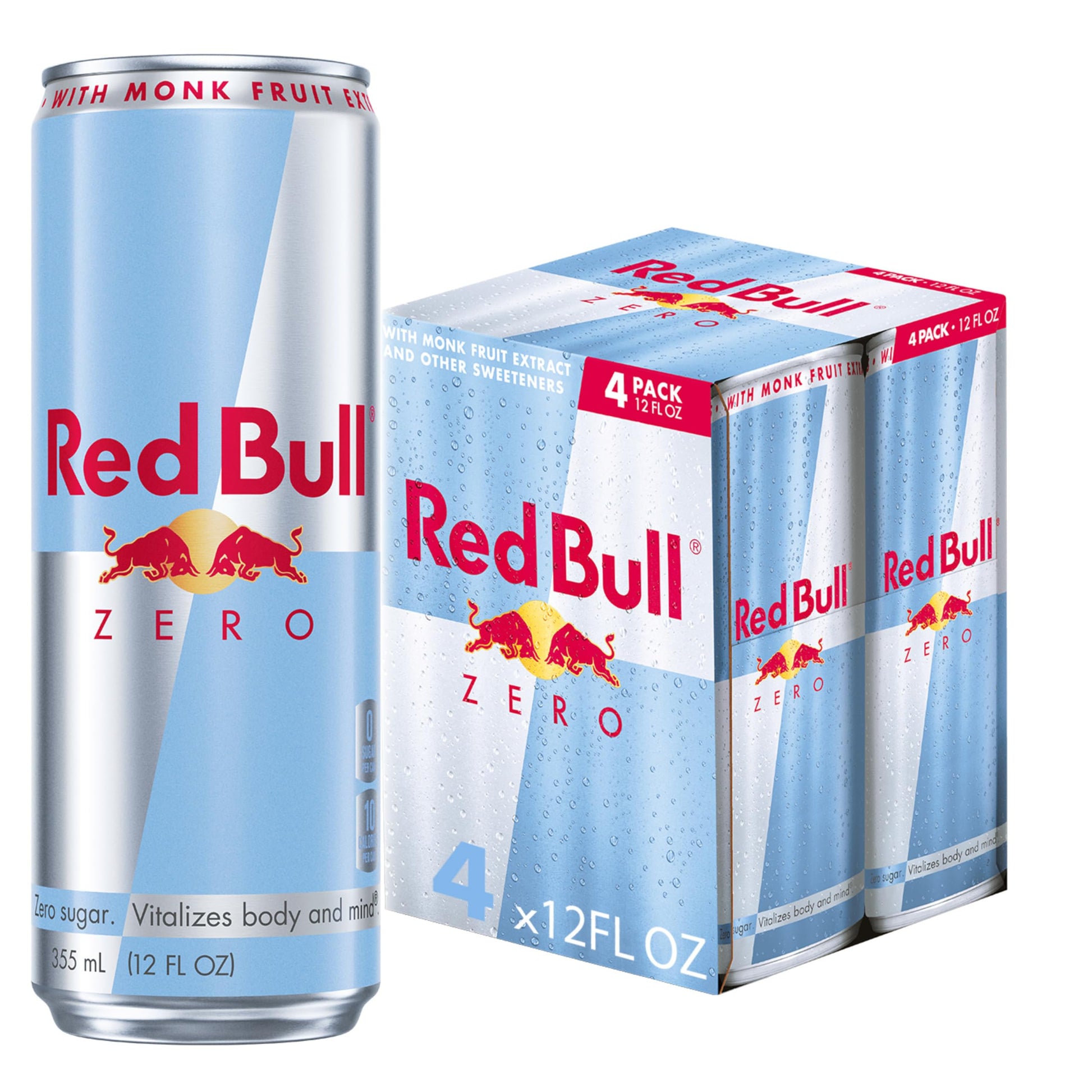 Red Bull Sugar Free Energy Drink with 80mg Caffeine plus Taurine & B Vitamins, 8.4 Fl Oz, Pack of 24 Cans