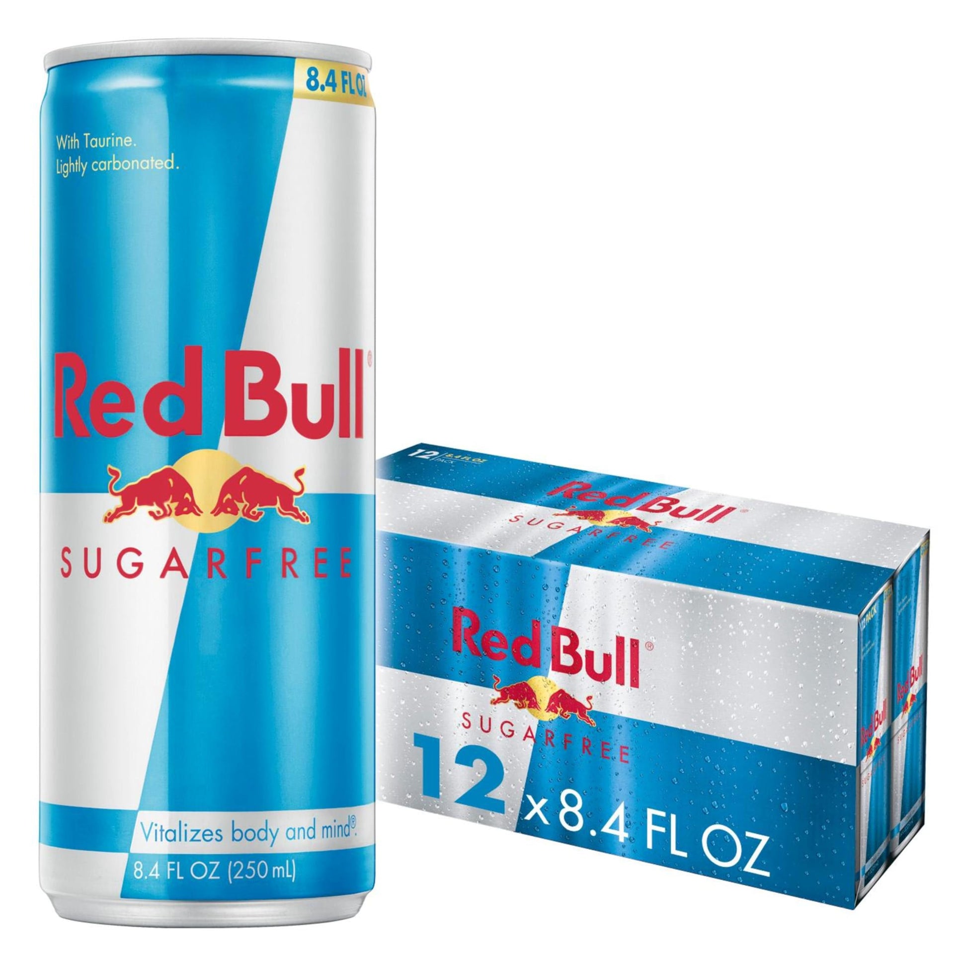 Red Bull Sugar Free Energy Drink with 80mg Caffeine plus Taurine & B Vitamins, 8.4 Fl Oz, Pack of 24 Cans