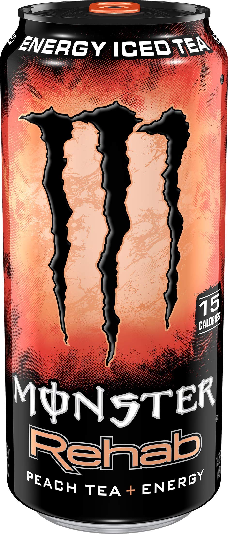 Monster Rehab Tea + Lemonade + Energy, Energy Drink 15.5 Ounce | Energy Iced Tea