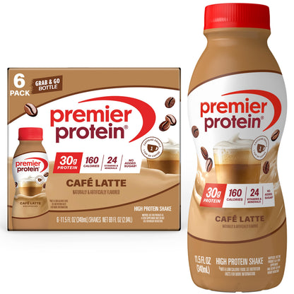 Premier Protein Shake, Chocolate, 30g Protein, No Added Sugar, 24 Vitamins & Minerals to Support Immune Health, 11.5 fl oz, 12 Pack