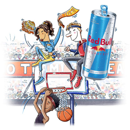 Red Bull Sugar Free Energy Drink with 80mg Caffeine plus Taurine & B Vitamins, 8.4 Fl Oz, Pack of 24 Cans